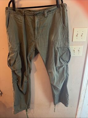 MNML PARAMILITARY CARGO PANTS WITH ADJUSTABLE WAIST STRAPS SIZE 40
